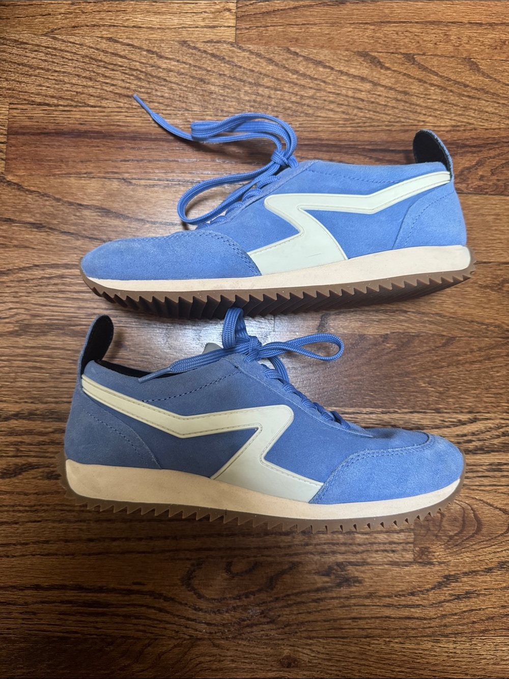 Rag & Bone Retro Sneaker in retro blue suede size 38.5 - Picture 2 of 8